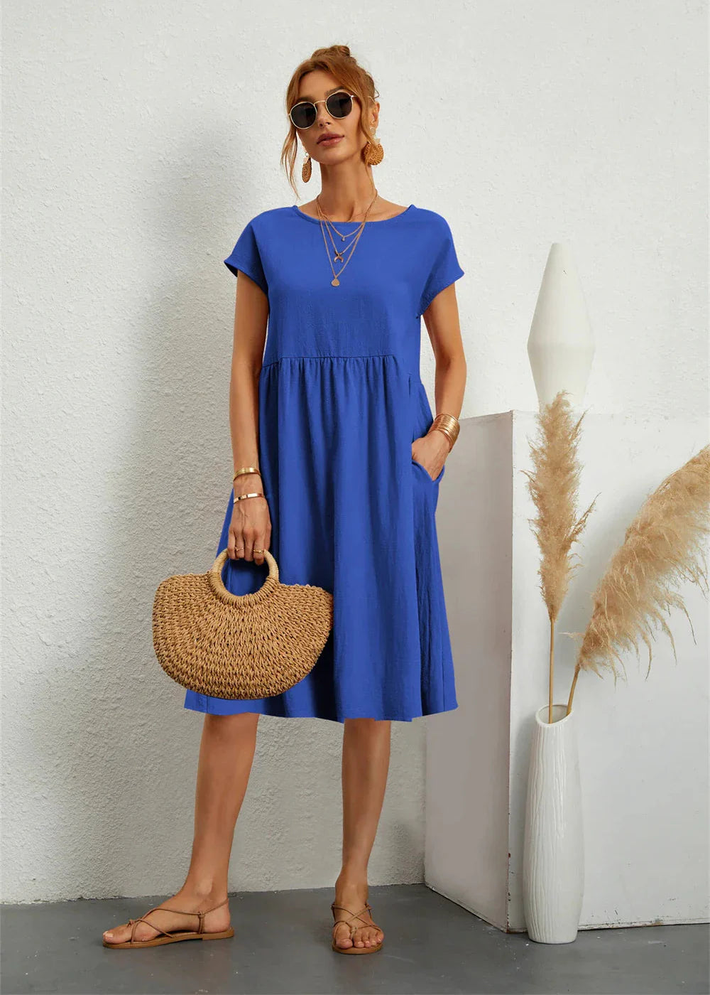 Soléna™ | Robe d'été décontractée avec poches