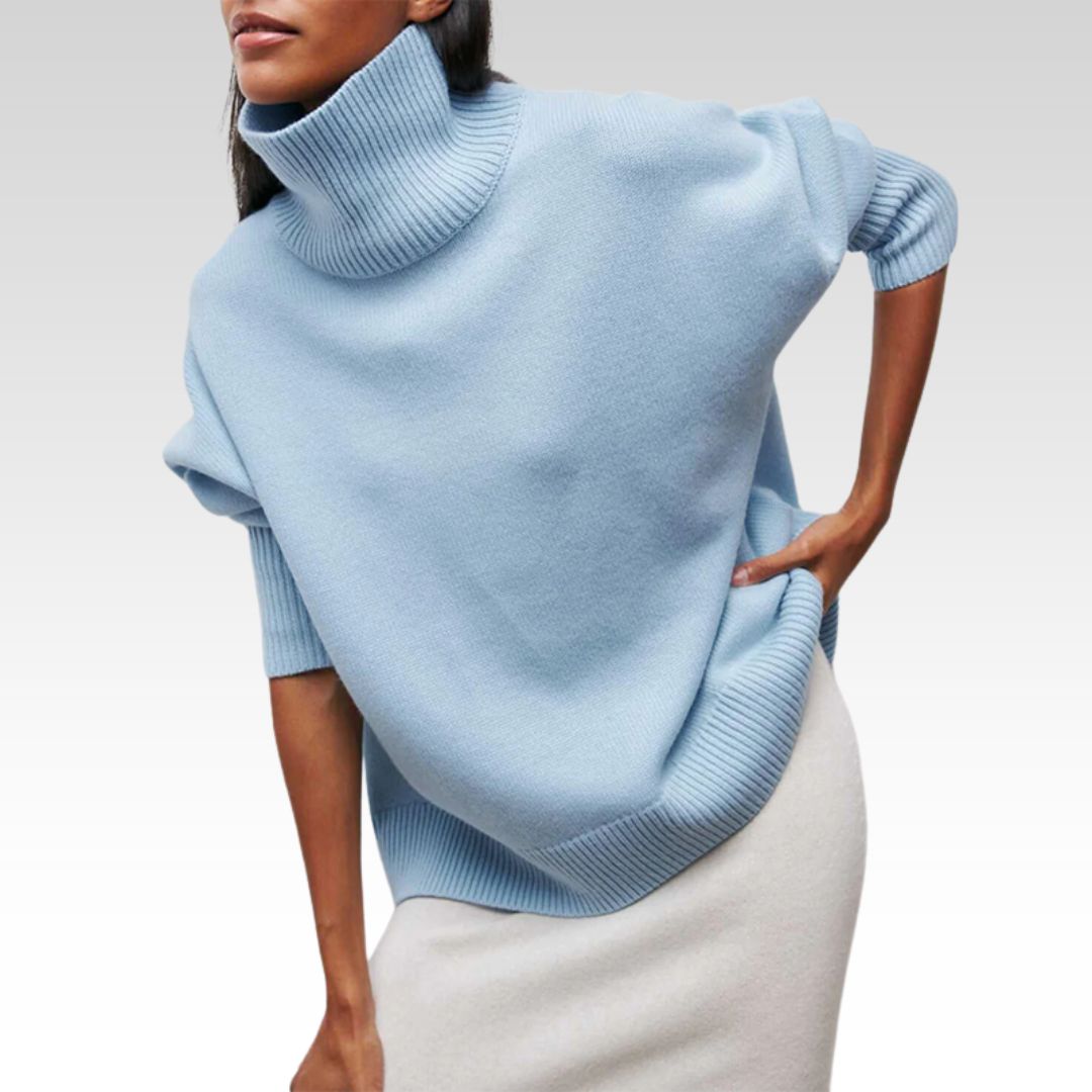 Quitte™ | Pull Col Roulé Oversize
