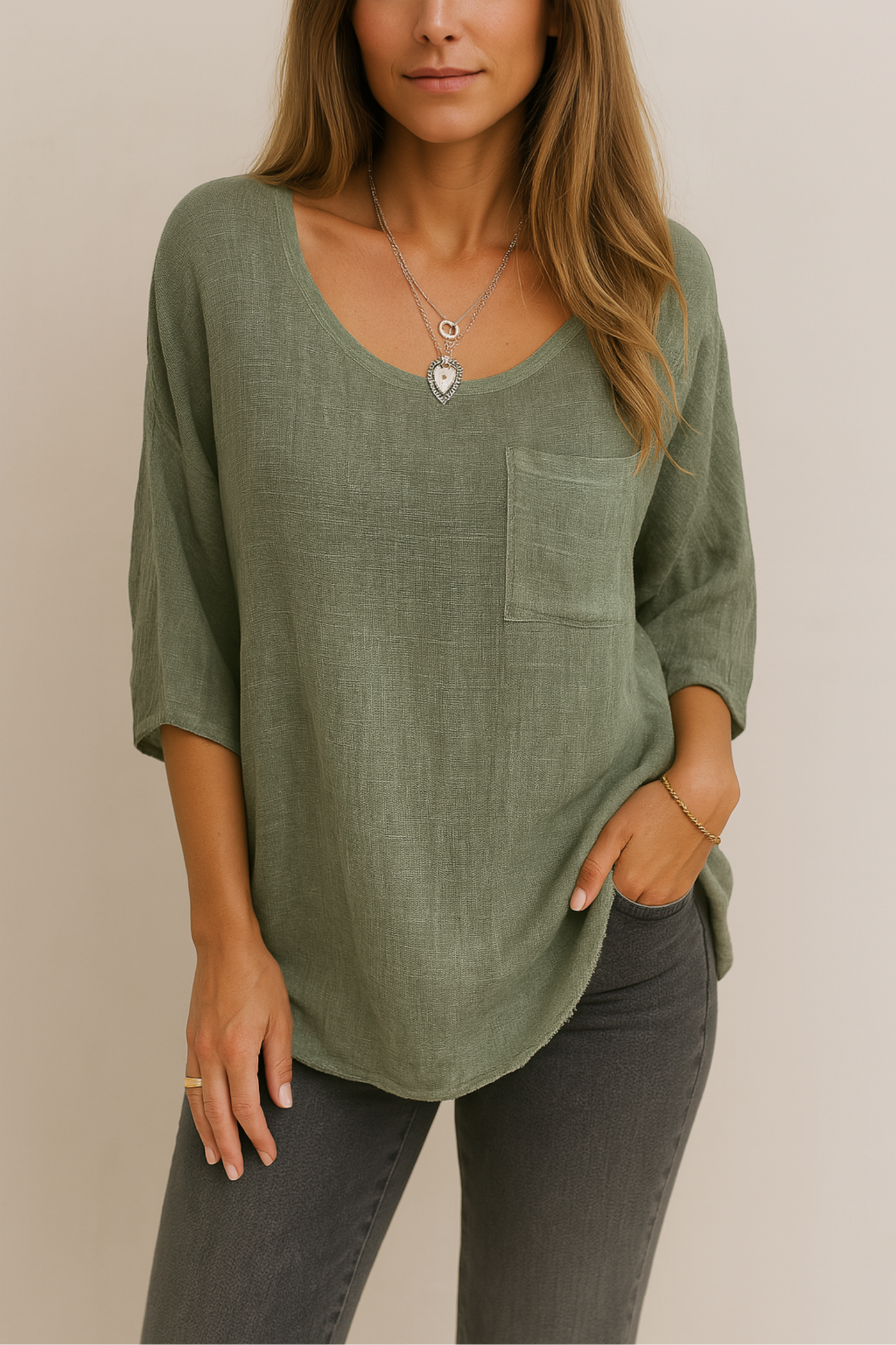 Luna | Chemise décontractée en coton