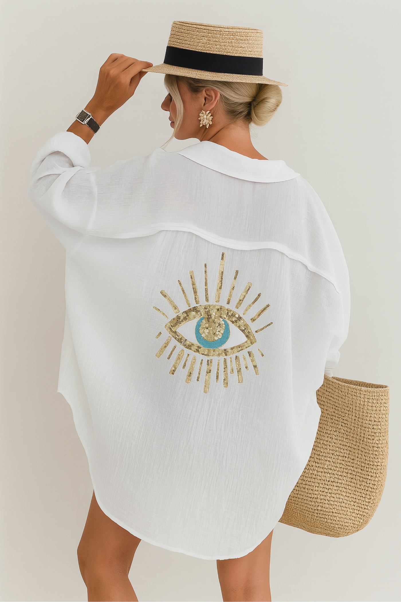 Luna | Chemise à paillettes