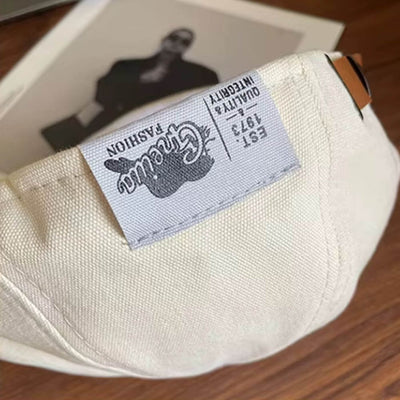 Amélie™ | Casquette Plate Vintage Chic