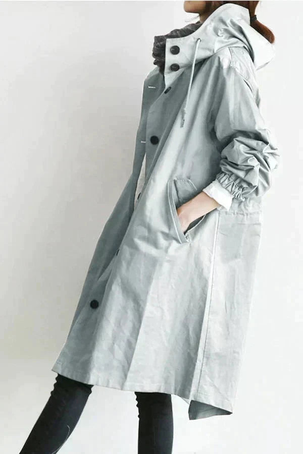 Cléophée™ | Trench-coat long décontracté pour femme