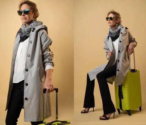Cléophée™ | Trench-coat long décontracté pour femme