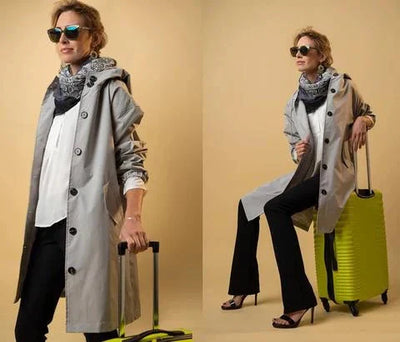 Cléophée™ | Trench-coat long décontracté pour femme