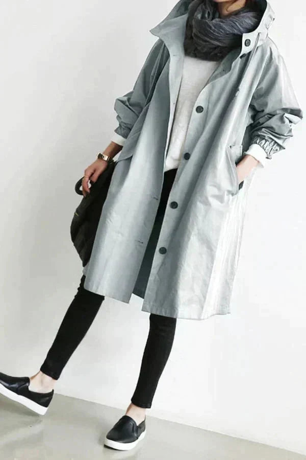 Cléophée™ | Trench-coat long décontracté pour femme