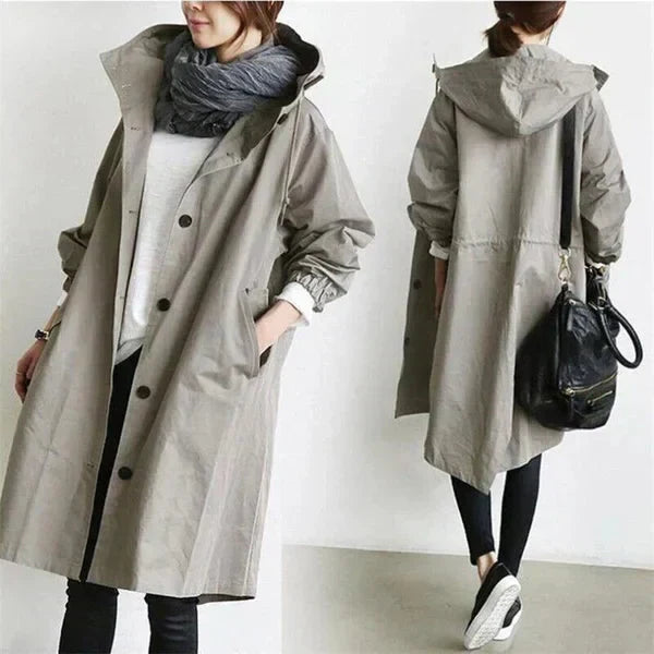 Cléophée™ | Trench-coat long décontracté pour femme