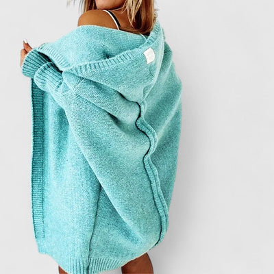 Valentina™ | Cardigan Tricoté à Capuche