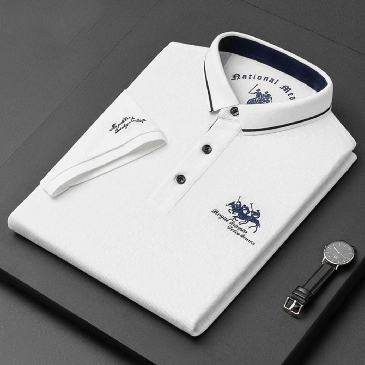 Valerio™ | Polo Classique Homme Style Équestre