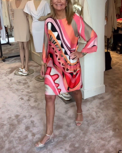 Amara | Robe élégante à col rond