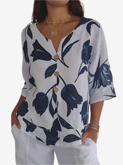 Luna | Blouse à fleurs