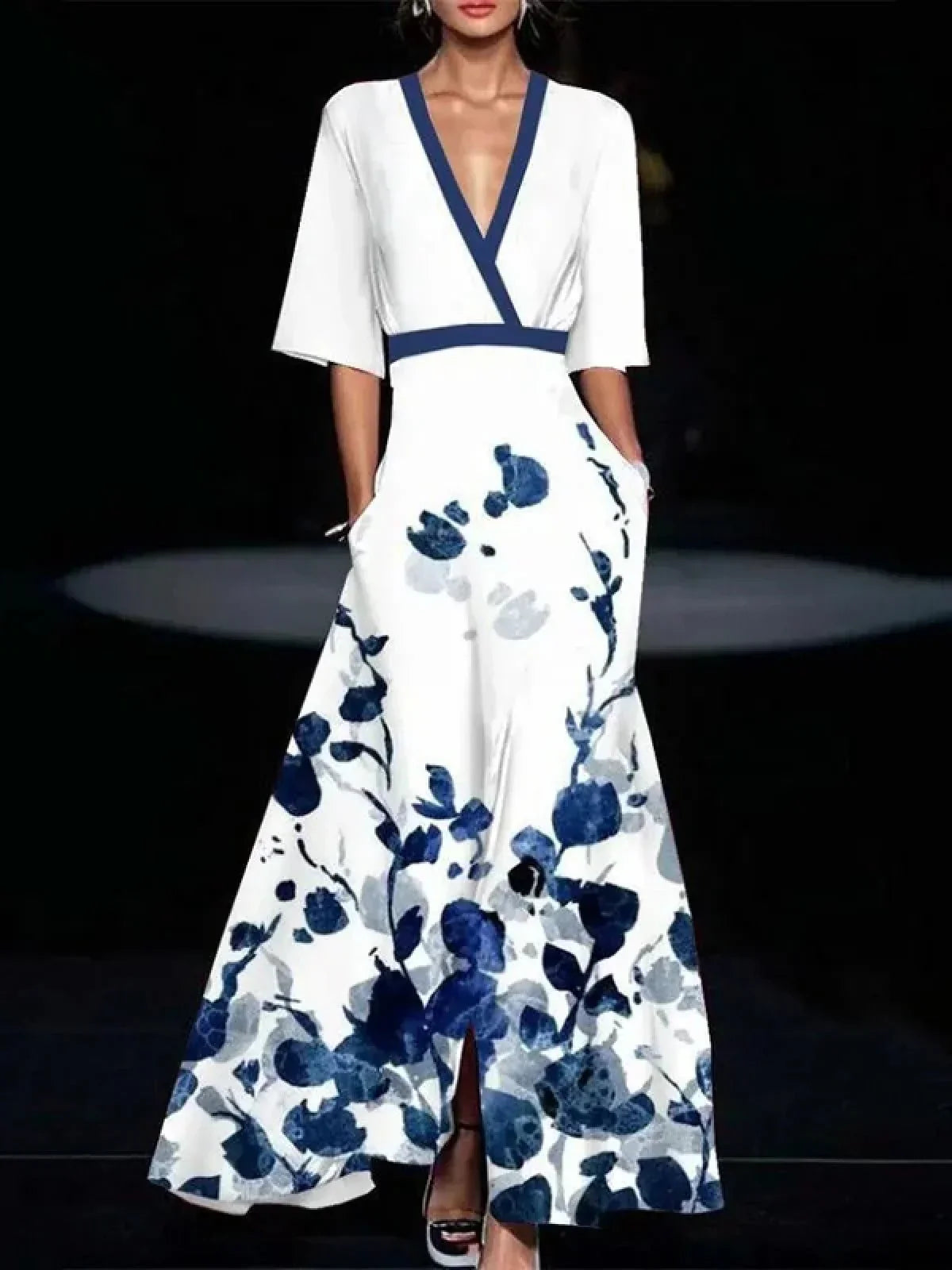 Miriam | Robe élégante à manches courtes