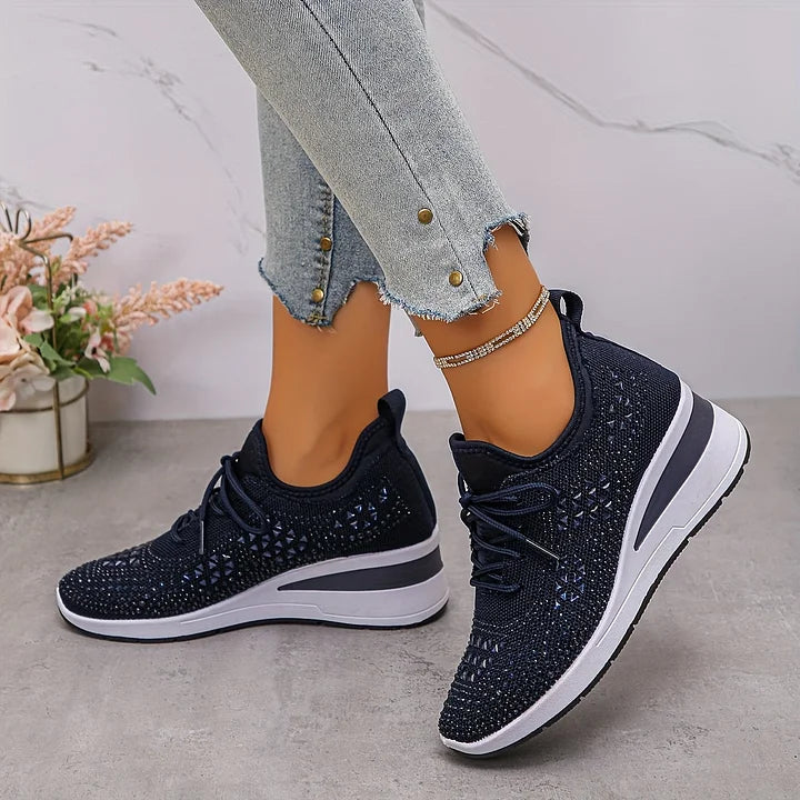 Aveline™ | Baskets respirantes à strass