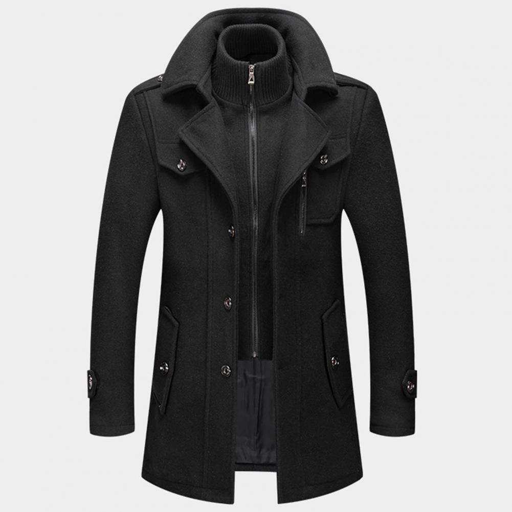 Aubert™ | Manteau Long à Col Montant