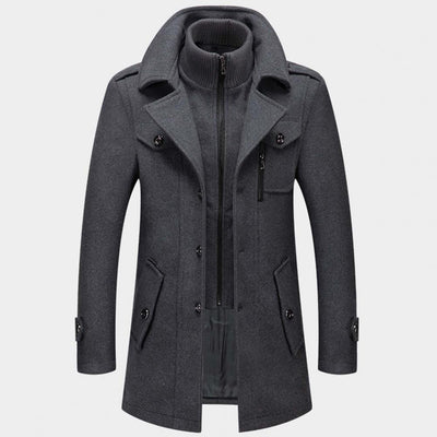 Adrastin™ | Manteau Classique à Col Montant