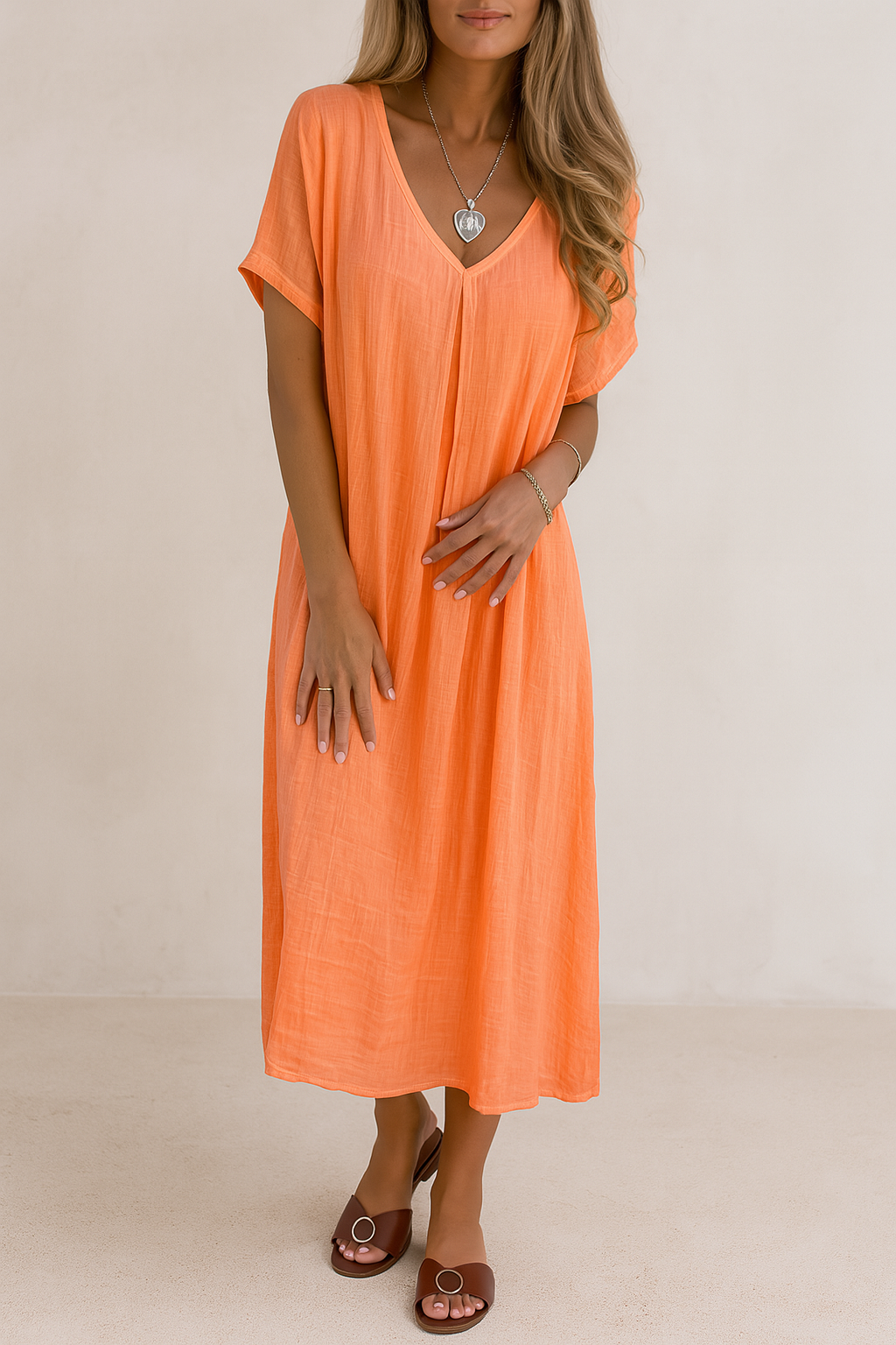 Luna | Robe d'été en lin pour tous les jours