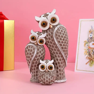 Cassandre™ | Ensemble de statues de hibou