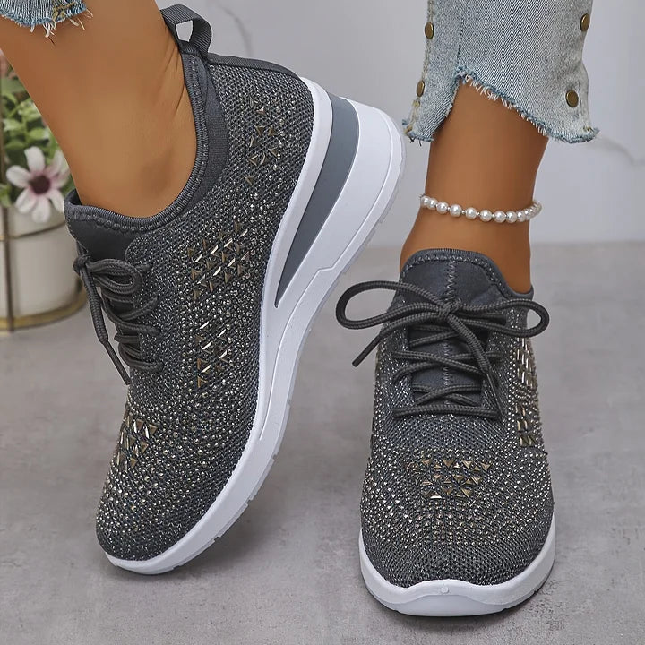 Aveline™ | Baskets respirantes à strass