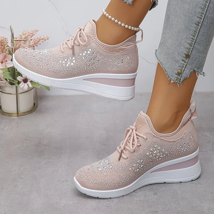 Aveline™ | Baskets respirantes à strass
