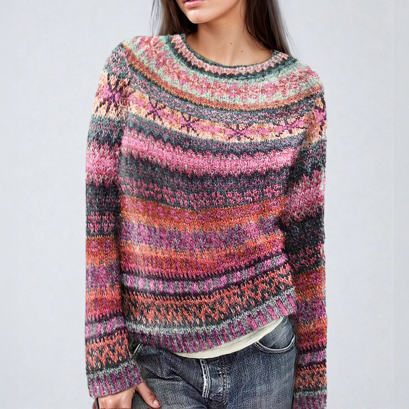Honorée™ | Pull à Motifs Bohèmes