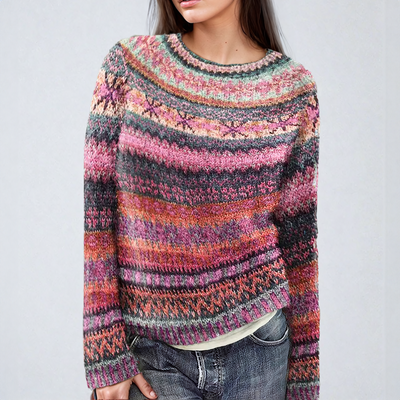Honorée™ | Pull à Motifs Bohèmes