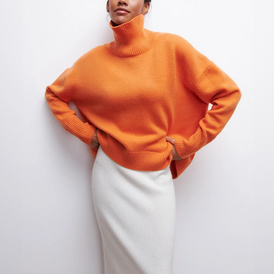 Quitte™ | Pull Col Roulé Oversize