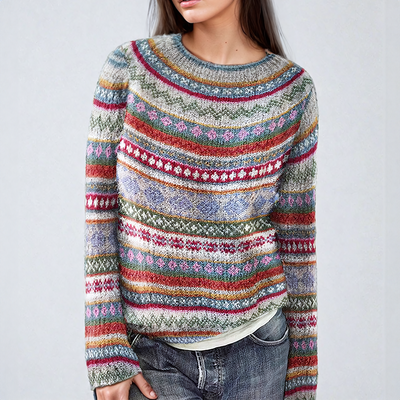 Honorée™ | Pull à Motifs Bohèmes