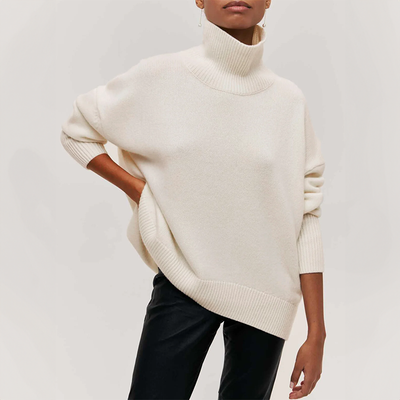 Quitte™ | Pull Col Roulé Oversize