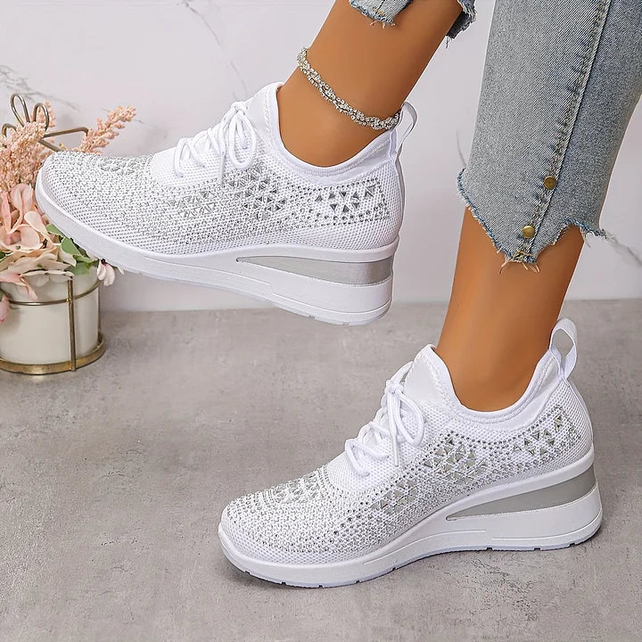 Aveline™ | Baskets respirantes à strass