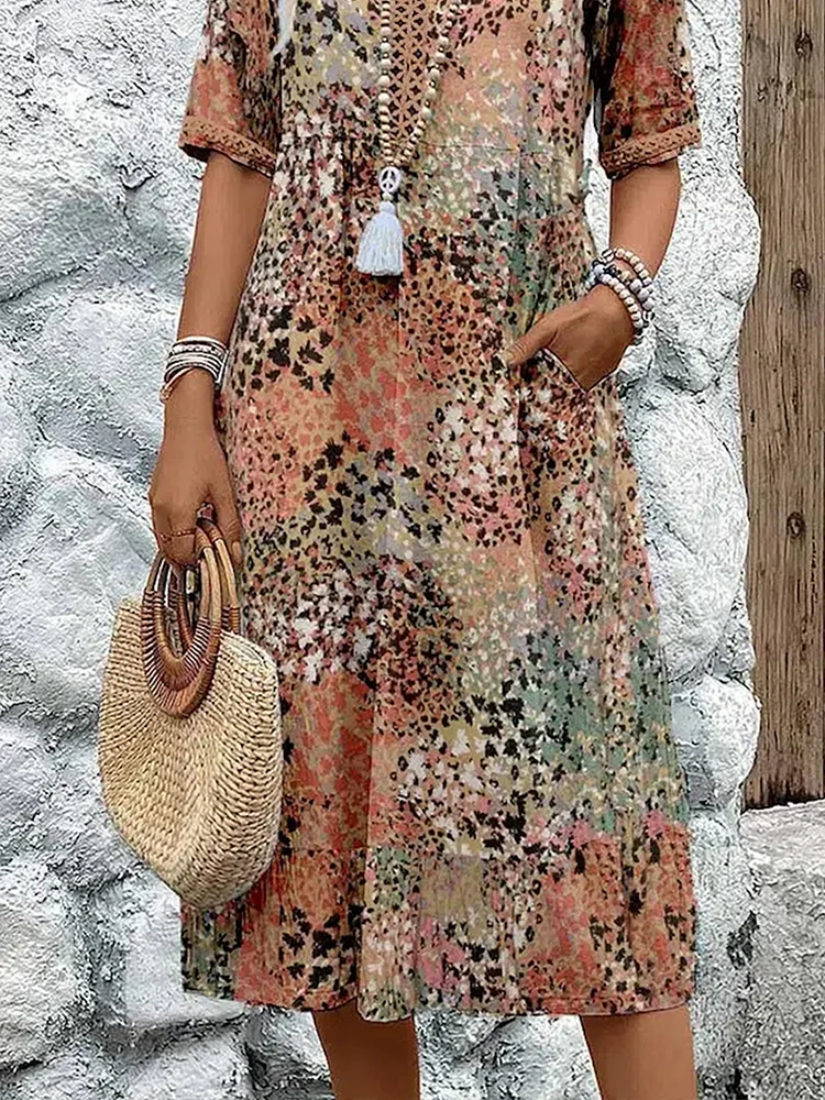 Florencia | Robe Midi Vibrante