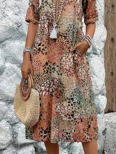Florencia | Robe Midi Vibrante