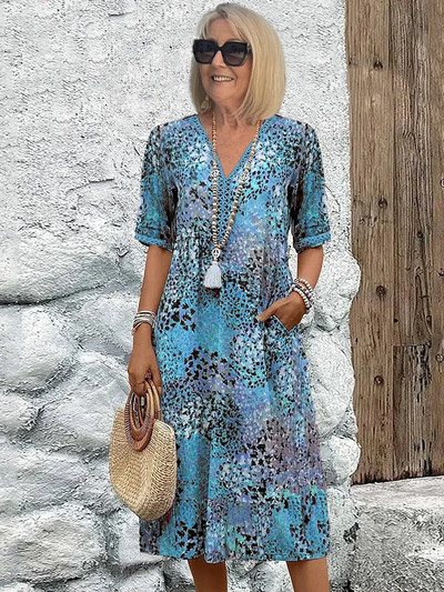 Florencia | Robe Midi Vibrante