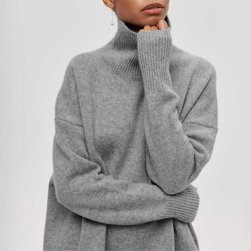 Quitte™ | Pull Col Roulé Oversize