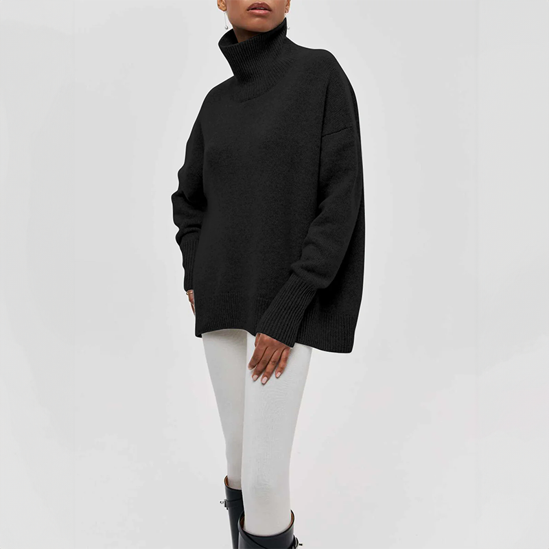Quitte™ | Pull Col Roulé Oversize