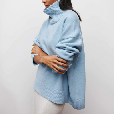 Quitte™ | Pull Col Roulé Oversize
