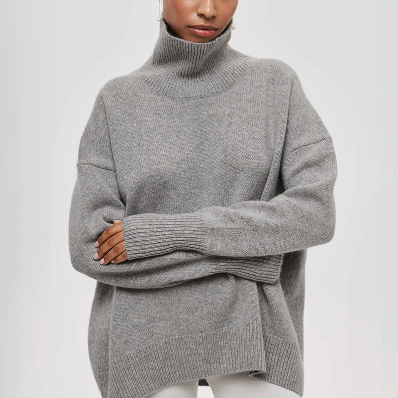 Quitte™ | Pull Col Roulé Oversize