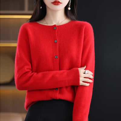 Apolline™ | Gilet en maille douce à boutons