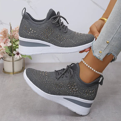 Aveline™ | Baskets respirantes à strass