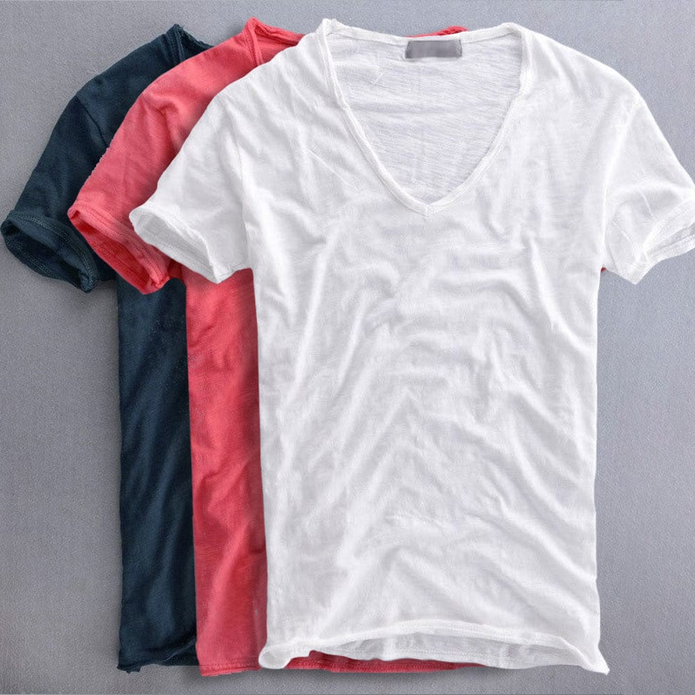 Ethan™ | T-shirt Col V Décontracté
