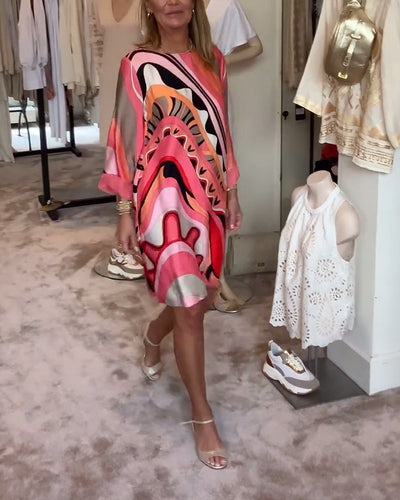 Amara | Robe élégante à col rond