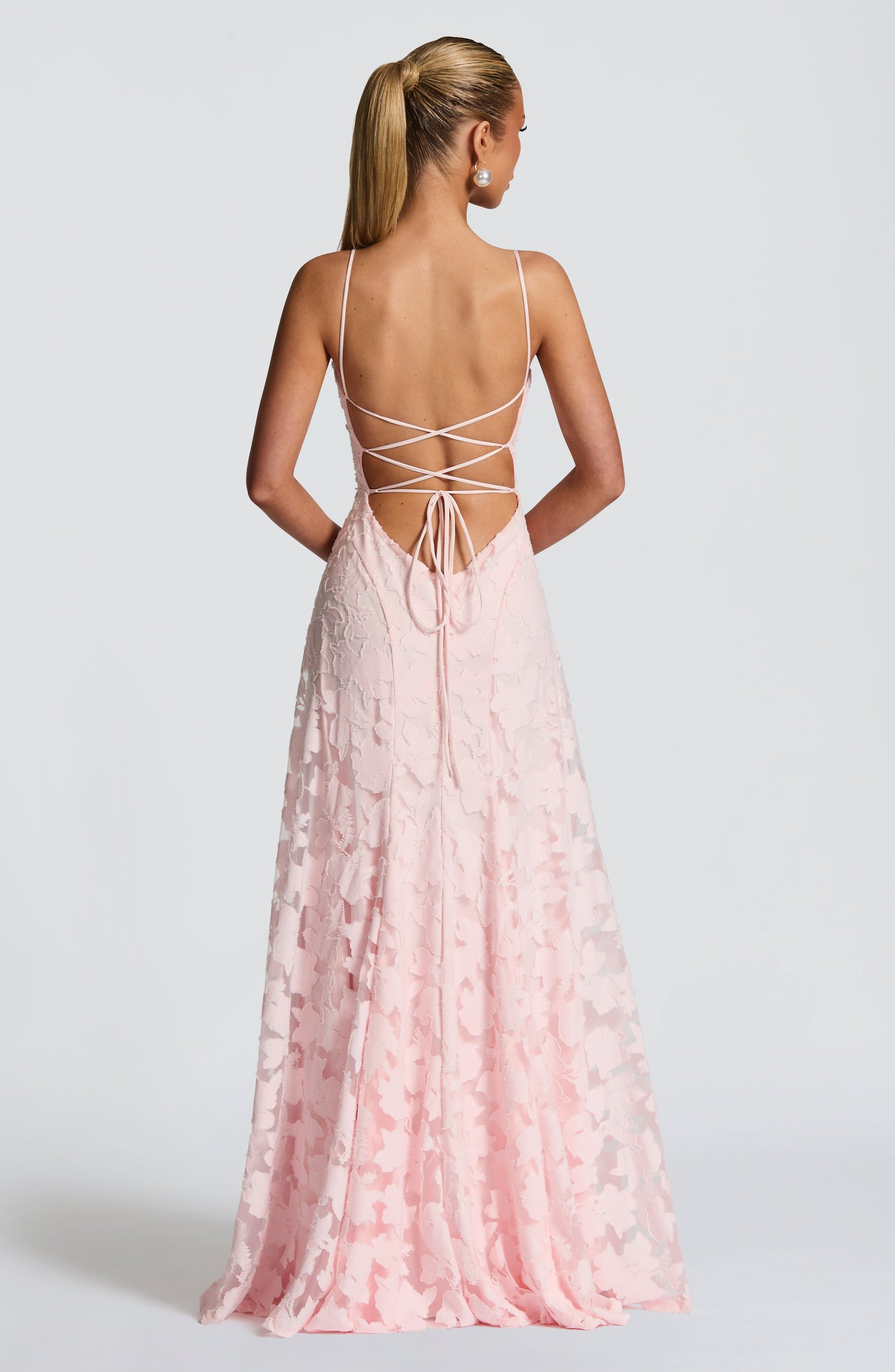 Isaline™ | Robe longue corset en dentelle