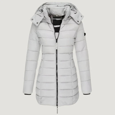 Maud™ | Doudoune longue à capuche pour femme