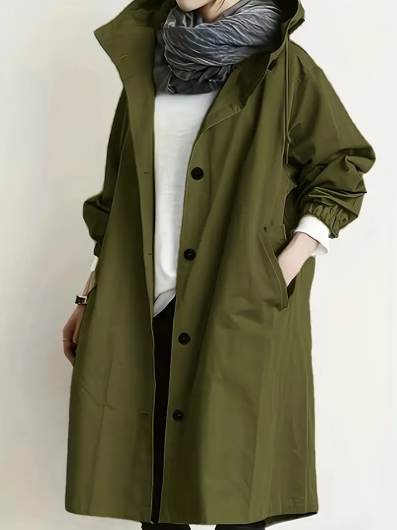 Cléophée™ | Trench-coat long décontracté pour femme