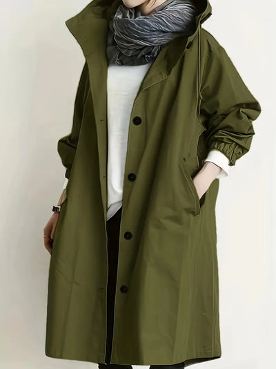 Cléophée™ | Trench-coat long décontracté pour femme