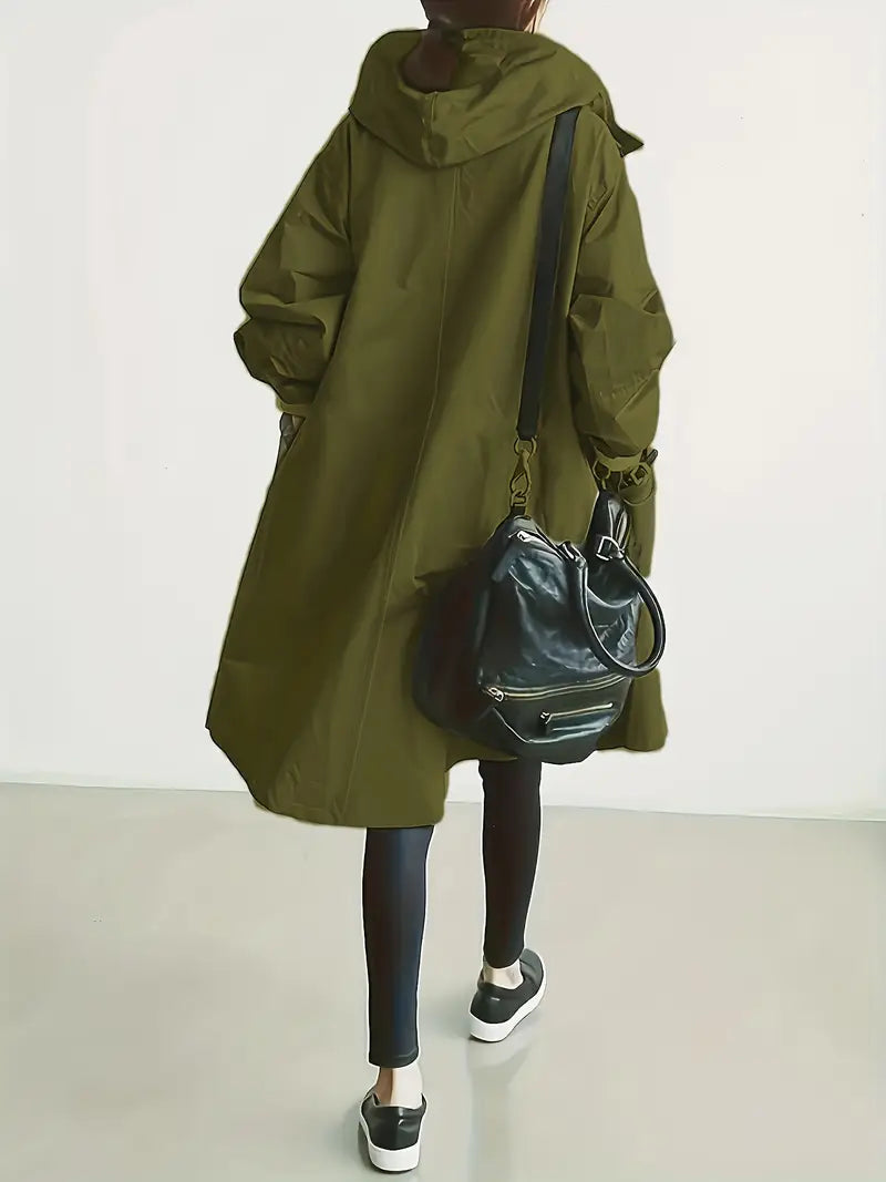Cléophée™ | Trench-coat long décontracté pour femme