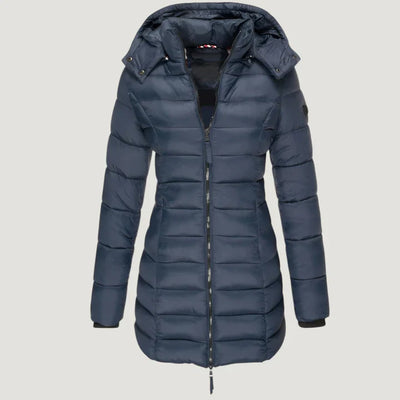 Maud™ | Doudoune longue à capuche pour femme