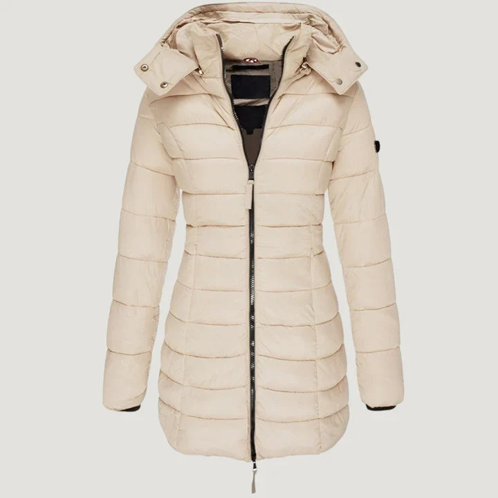 Maud™ | Doudoune longue à capuche pour femme
