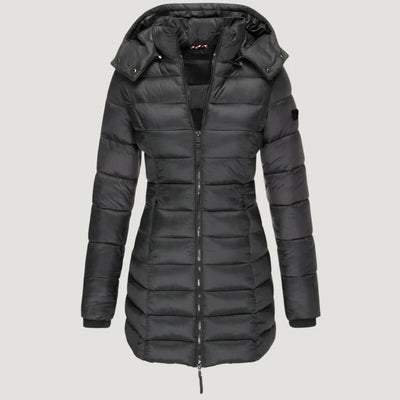 Maud™ | Doudoune longue à capuche pour femme