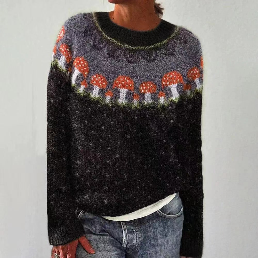 Mélina™ | Pull tricot à motif nordique