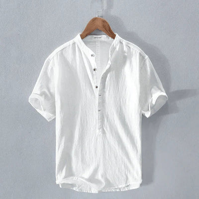 Elias™ | Polo d’Été Mélangé à Col Boutonné