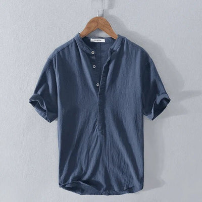 Elias™ | Polo d’Été Mélangé à Col Boutonné